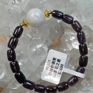 十一悦專屬【山茶花能量珠手串】白幽舒俱萊・山茶花之星 (#9E2) by PrisFlame